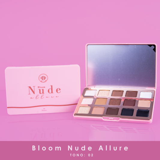 Paleta de sombras nude allure Bloomshell