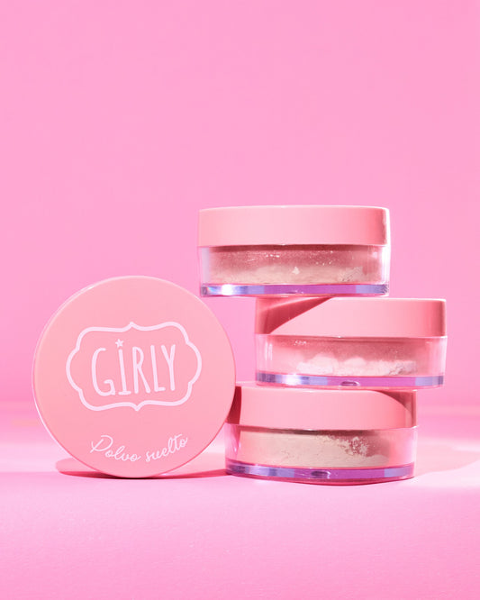 Polvo suelto grande Girly